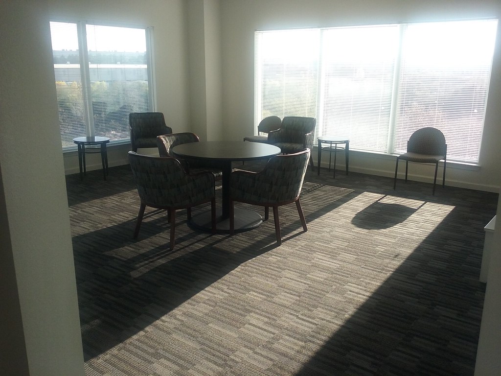 A leisure room interior at a senior living apartment community