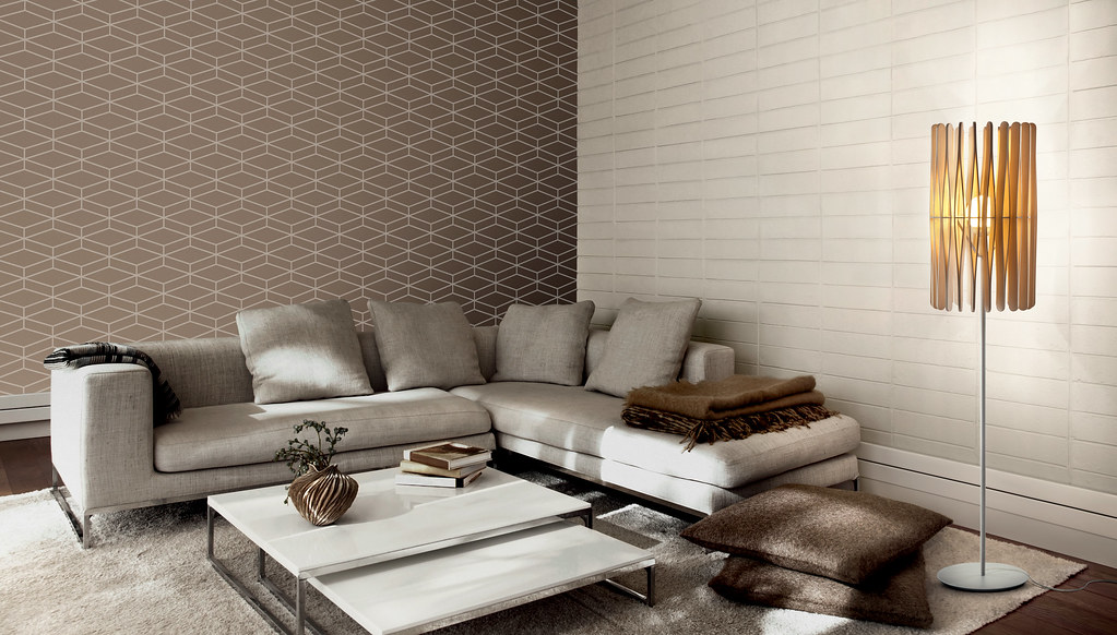 A quiet, relaxed modern living room in an empty-nest home